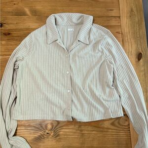 Madewell Ribbed Button-Up Shirt
